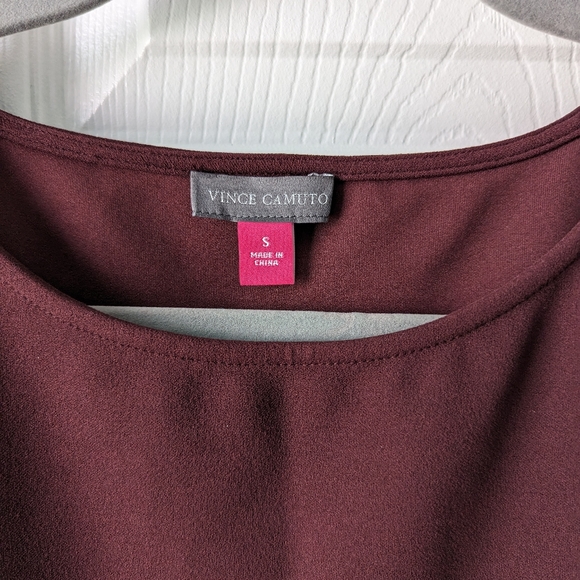 NWT Vince Camuto Asymmetrical Long Sleeve Tunic with side slit Size Small - Picture 2 of 4